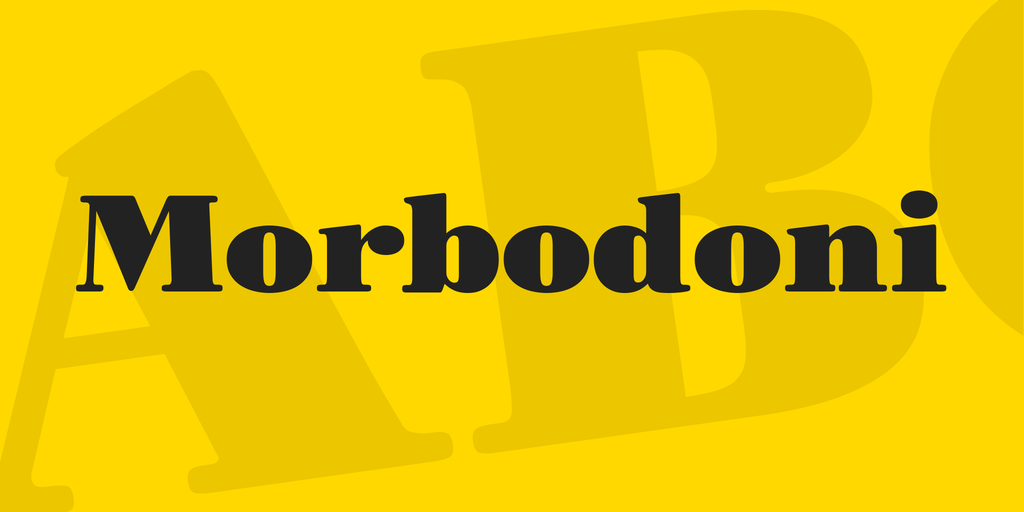 Morbodoni Font