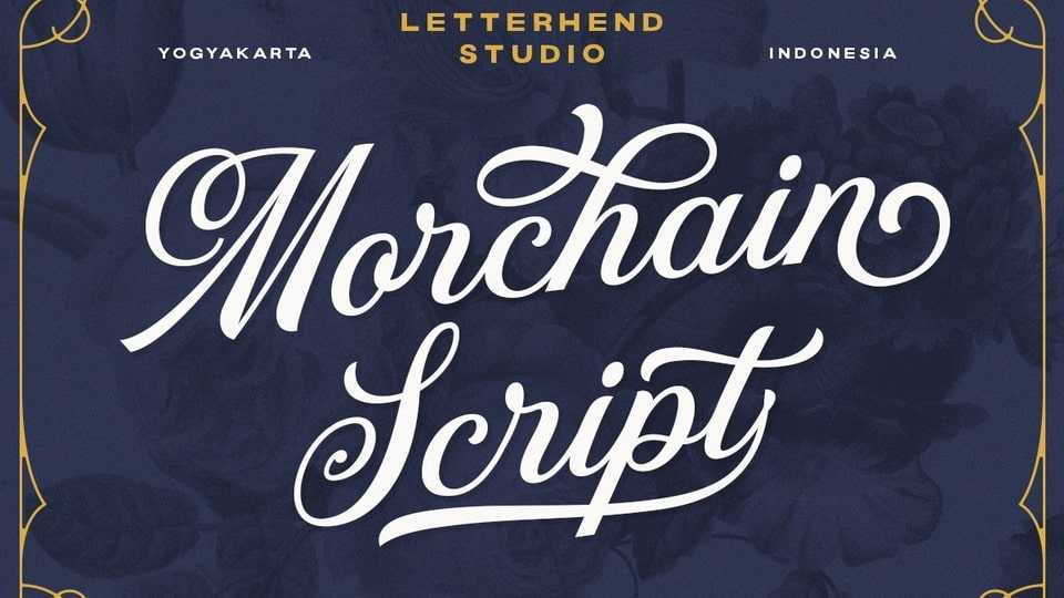 Morchain Script Font › Fontesk