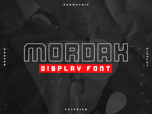 Mordak Typeface