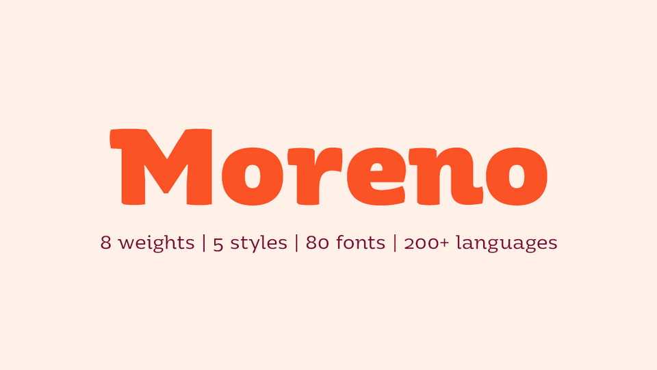 Moreno Font › Fontesk