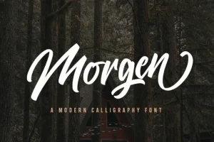 Morgen Brush Font