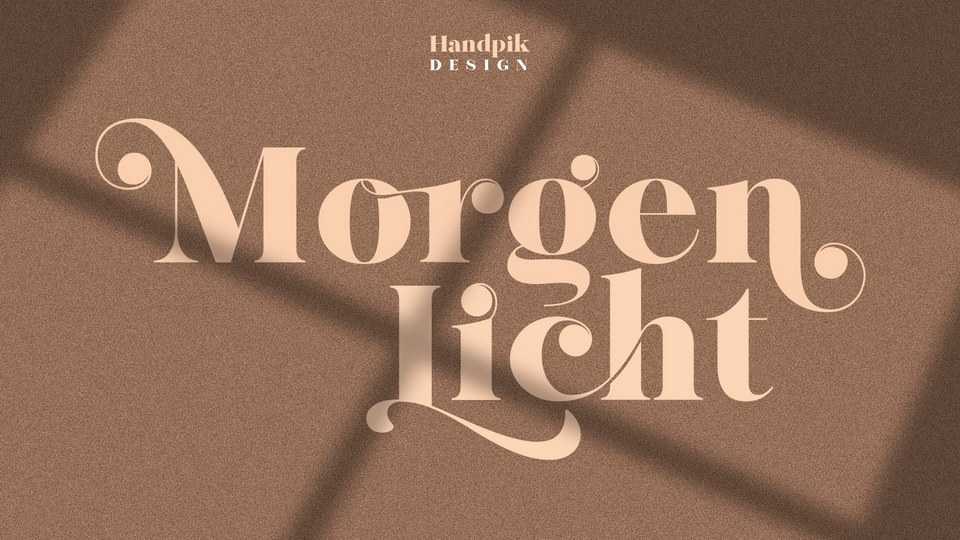 Morgenlicht Font › Fontesk