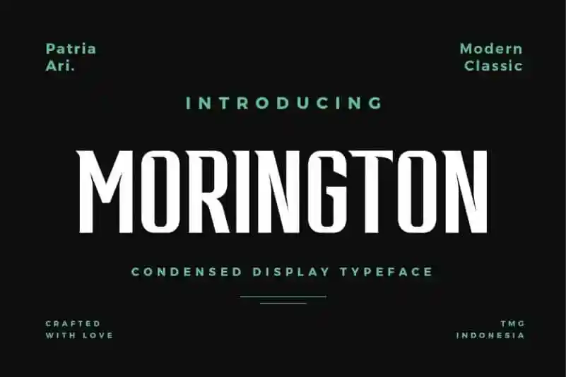 Morington Display Font