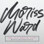 Moriss Ward Brush Font - Fonte Grátis Moriss Ward Brush Font