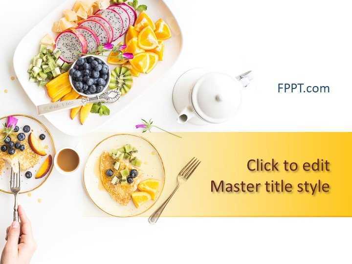 Morning Breakfast PowerPoint Template