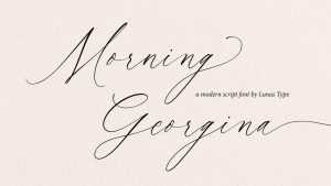Morning Georgina Font › Fontesk