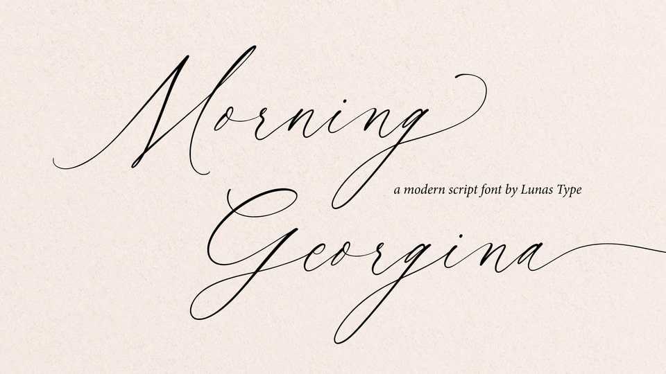 Morning Georgina Font › Fontesk