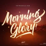 Morning Glory Bold Script Font - Fonte Grátis Morning Glory Bold Script Font