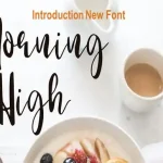 Morning High Script Font