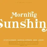 Morning Sunshine Serif Font