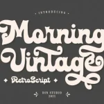 Morning Vintage Font