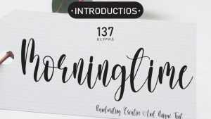 Morningtime Font › Fontesk