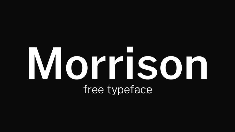 Morrison Typeface › Fontesk