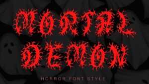Mortal Demon Font › Fontesk