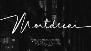 Mortdecai Luxury Signature Font › Fontesk