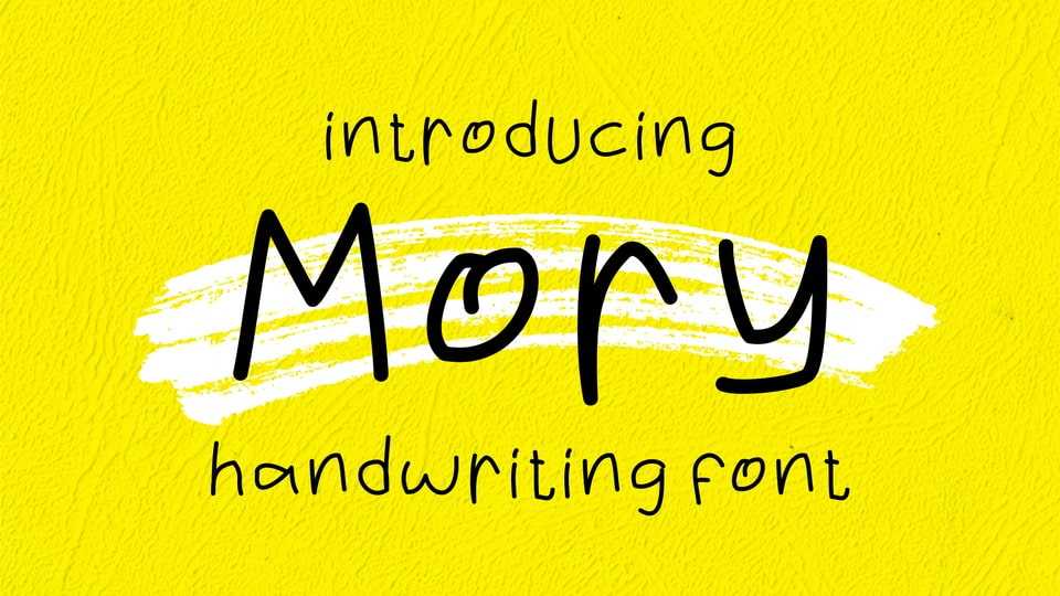 Mory Font › Fontesk