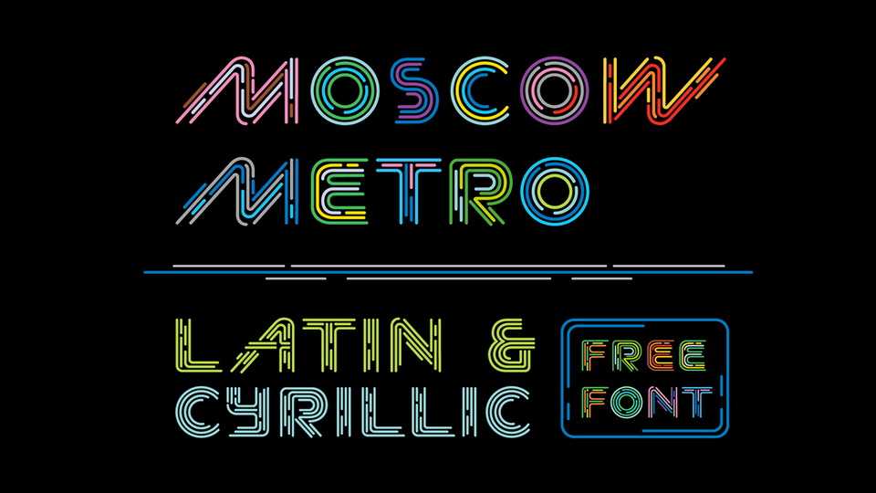 Moscow Metro Font › Fontesk