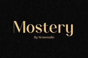 Mostery Sans Serif Font