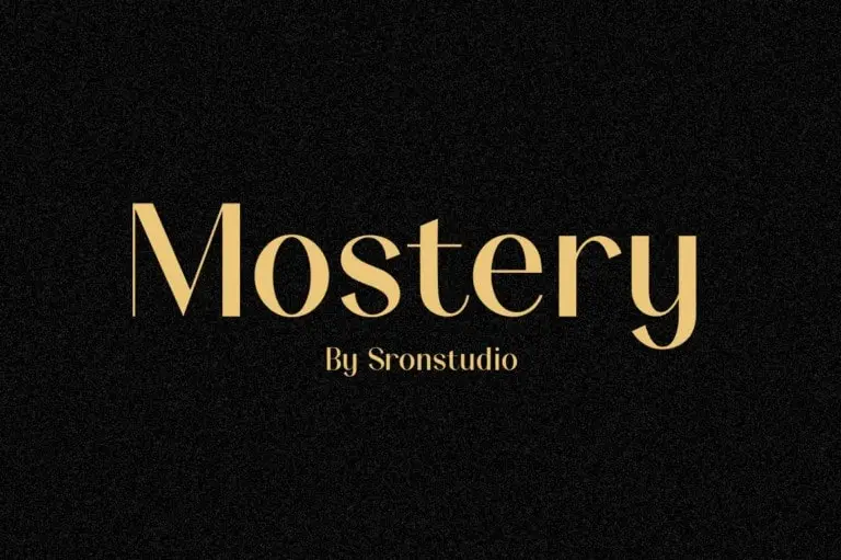 Mostery Sans Serif Font