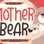 Mother Bear Display Font