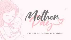 Mother Day Font › Fontesk