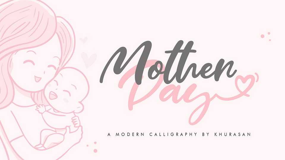 Mother Day Font › Fontesk