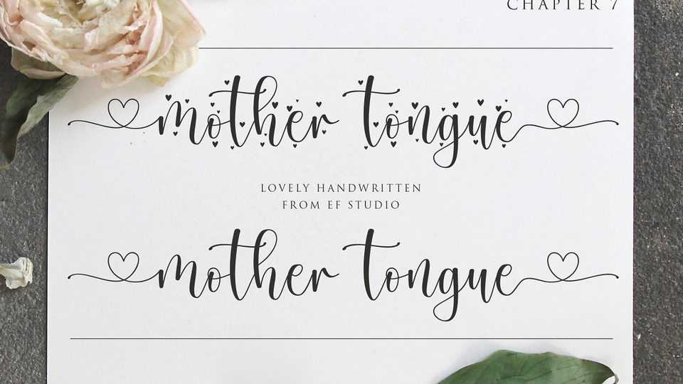 Mother Tongue Font › Fontesk