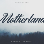 Motherland Font - Fonte Grátis Motherland Font