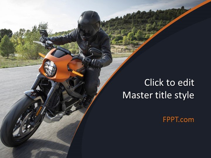 Motorbike PowerPoint Template