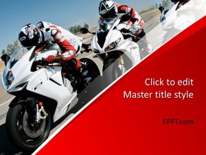 Motorcycle Racing PowerPoint Template