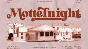Mottelnight Font › Fontesk