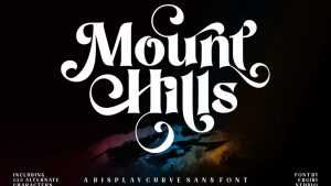Mount Hills Font › Fontesk