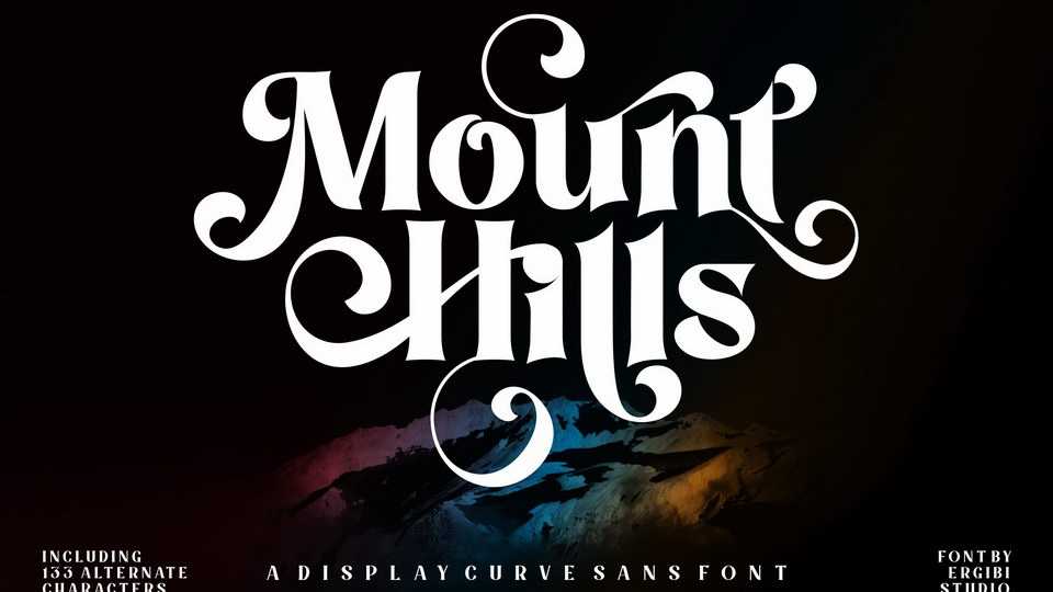 Mount Hills Font › Fontesk