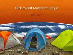 Mountain Camp PowerPoint Template