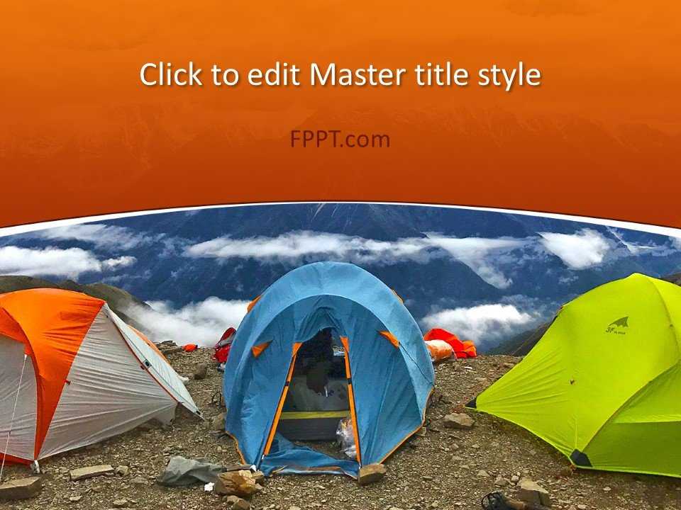 Mountain Camp PowerPoint Template