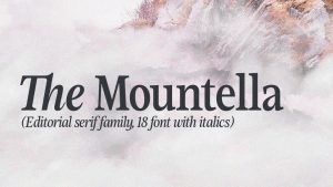 Mountella Serif Font Family › Fontesk