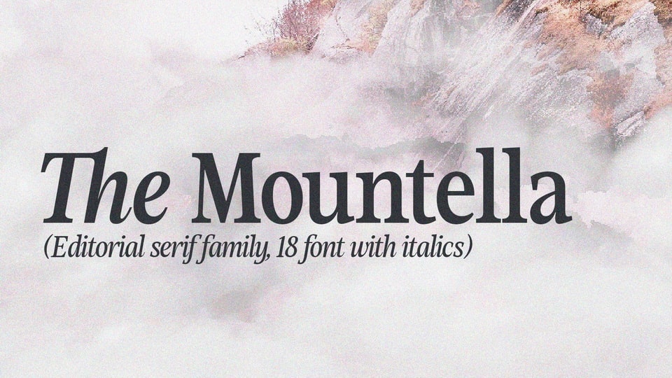 Mountella Serif Font Family › Fontesk