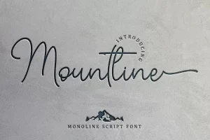 Mountline Font