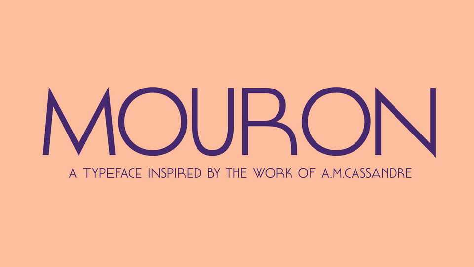Mouron Typeface › Fontesk