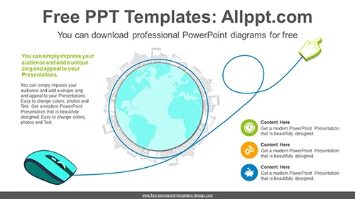 Mouse Cursor PowerPoint Diagram