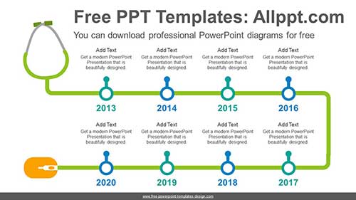 Mouse Stethoscope PowerPoint Diagram