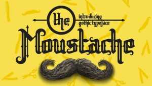 Moustache Font › Fontesk
