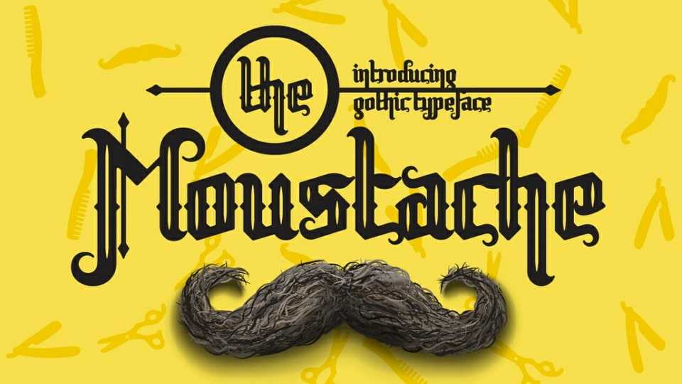 Moustache Font › Fontesk