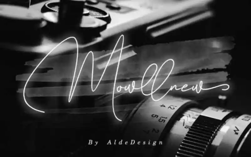Mowllnew Handwritten Font