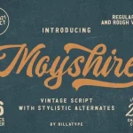 Moyshire Script Font
