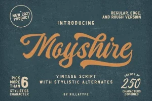 Moyshire Script Font