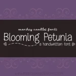 MRF Blooming Petunia Font