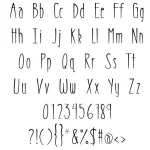 MRF Pixeldust Font