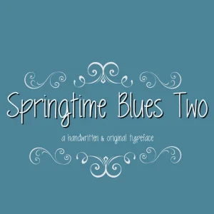 MRF Springtime Blues Two Font
