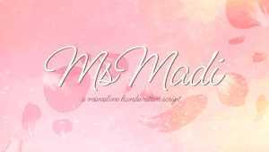 Ms Madi Script Font › Fontesk